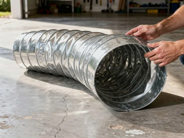 Vernon Dryer Vent Cleaning specialist using advanced equipment for thorough duct cleaning in Vernon
